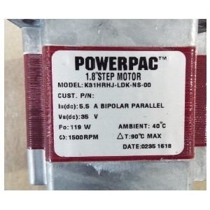 PACIFIC SCIENTIFIC POWERPAC K31HRHJ-LDK-NS-00
