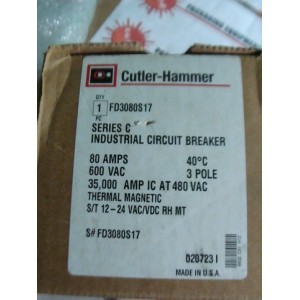 CUTLER HAMMER FD3080S17