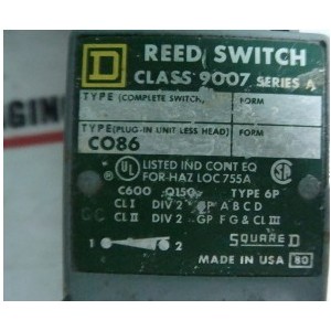 SQUARE D 9007-A REED SWITCH SERIE A
