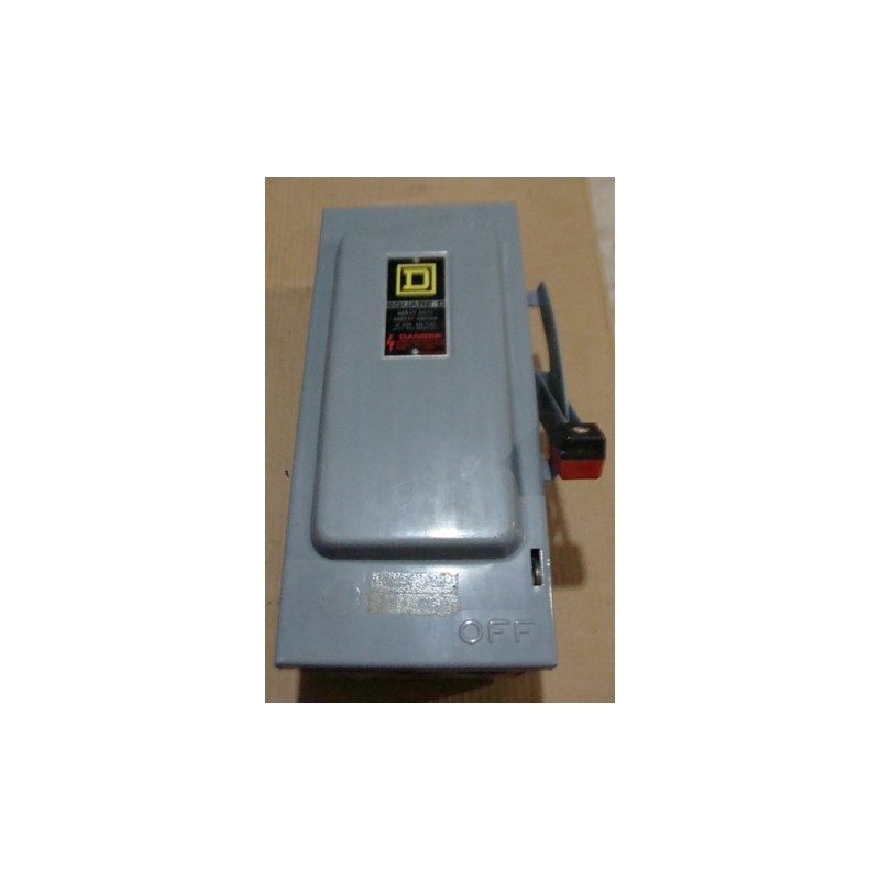 SQUARE D SAFETY SWITCH HU361 SQUARE D SAFETY SWITCH HU361