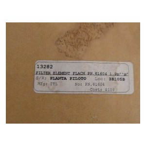 TTL 61604 FILTER ELEMENT FLACH 1.9M2