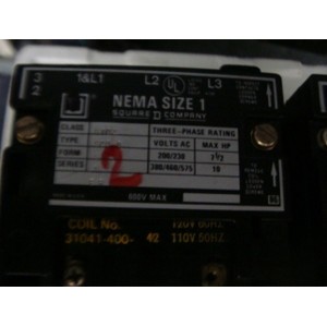 SQUARE D NEMA SIZE 1