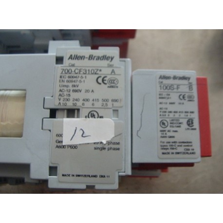 ALLEN BRADLEY 700-CF310Z & 100S-F