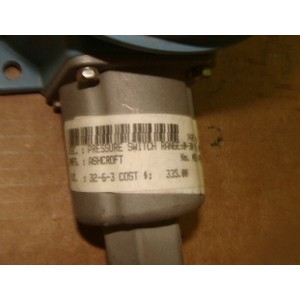 Ashcroft Pressure Switch 32-6-3 Range 0-50 PSI