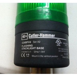 CUTLER HAMMER E26BFV4 STACKLIGHT ASSEMBLY RED,GREEN LIGHTS