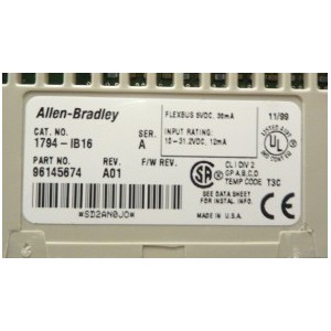 ALLEN BRADLEY DC INPUT MODULE 1794-1B16