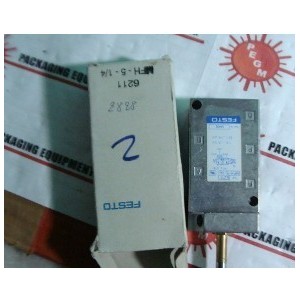 FESTO MFH-5-1/4 SOLENOID VALVE 2.2-8BAR 20-120PSI MANUAL OVERRID