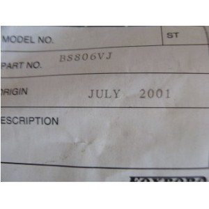 Foxboro BS806VJ Keypad