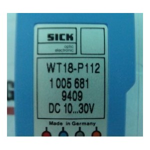 SICK PHOTOELECTRIC WT18-P112