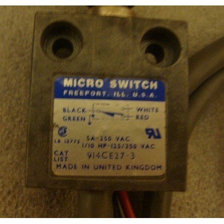 HONEYWELL MICROSWICTH 914CE27-3
