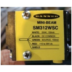 BANNER MINI-BEAM SM312WSC