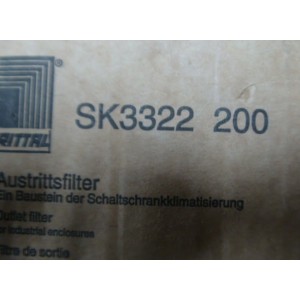 RITTAL SK 3322 200 FAN FILTER