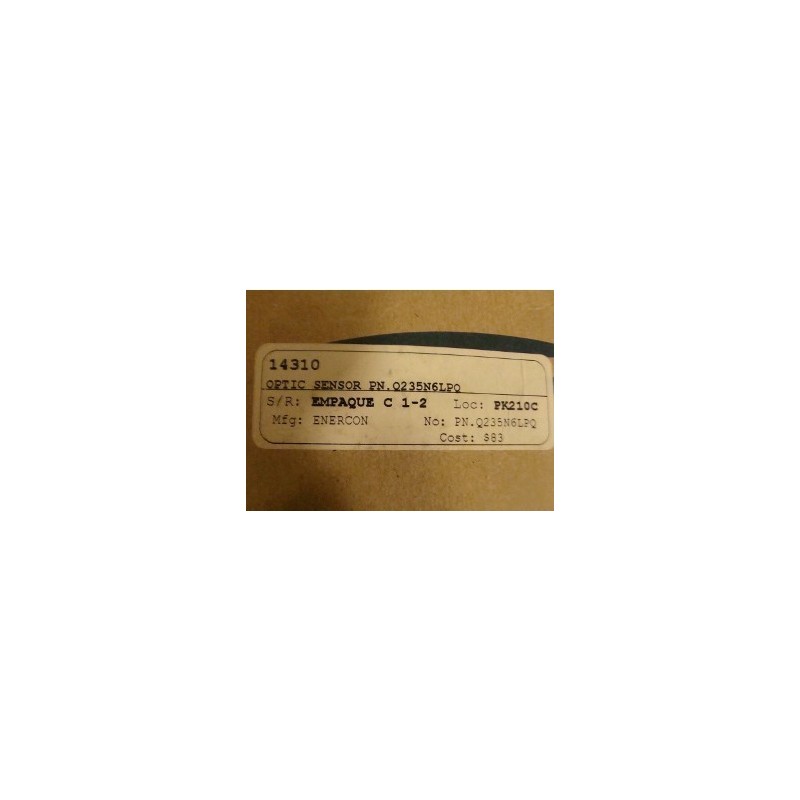 BANNER OPTIC SENSOR Q23SN6LPQ 