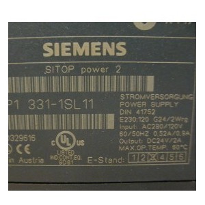 SIEMENS POWER SUPPLY SITOP POWER 2 6EP1-334-1SL11