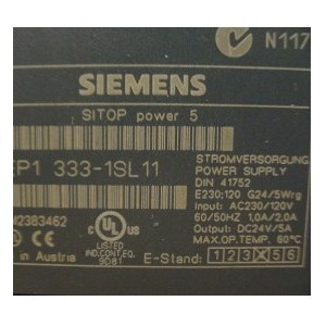 SIEMENS POWER SUPPLY SITOP POWER 5 6EP1-333-1SL11