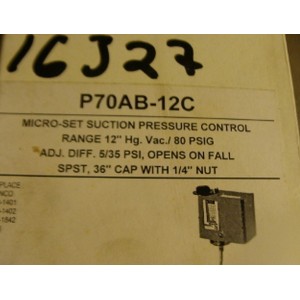JOHNSON CONTROLS MICRO-SET P70AB-12C