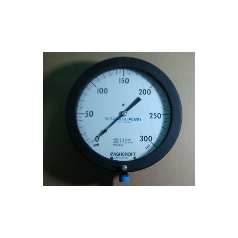 ASHCROFT AISI 316 TUBE/SOCKET DURAGAUGUE PLUS 0-300PSI