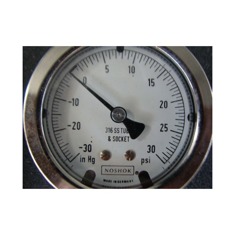 NOSHOK 25-400-300 PRESSURE GAUGE SERIES 400