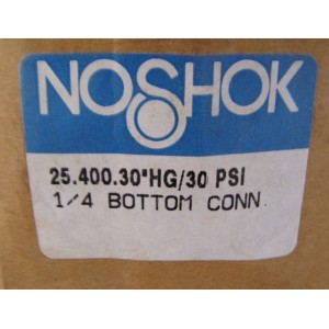 NOSHOK 25-400-300 PRESSURE GAUGE SERIES 400