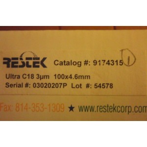 RESTEK ULTRA C18 COLUMNS 9174315