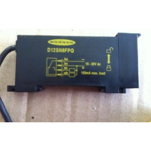 BANNER SENSOR OPTIC D12SN6FPQ