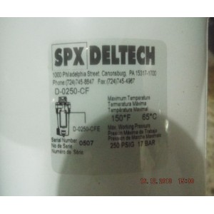 SPX DELTECH D-0250-CF
