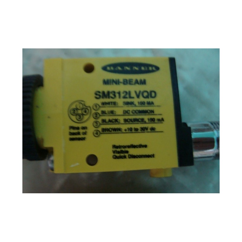 BANNER MINI BEAM SCANNER SM312LVQD BANNER MINI BEAM SCANNER SM312LVQD
