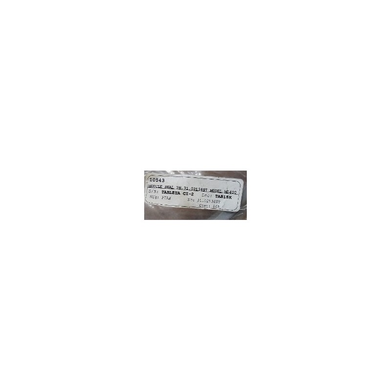 PIAB MODULE SEAL 31,02138ST MODEL ML 400 PIAB MODULE SEAL 31,02138ST MODEL ML 400