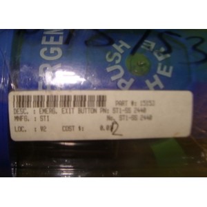 STI EMERGENCY PUSH BUTTON STI-55-2440