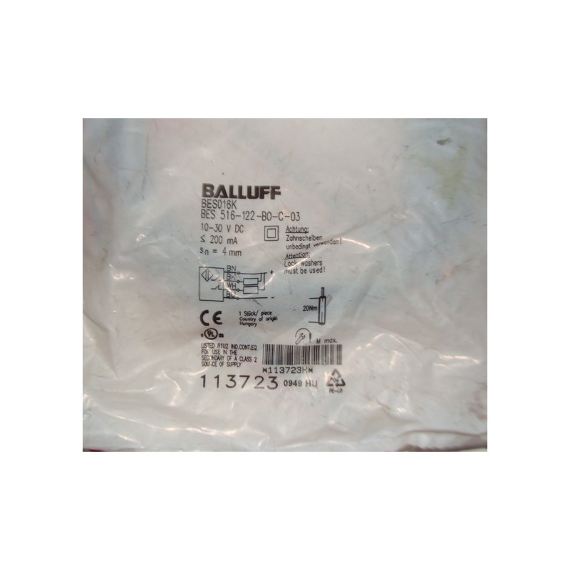 BALLUFF BES 516-356-BO-C-03 BALLUFF BES 516-356-BO-C-03