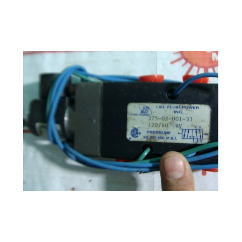 ISI 375-02-001-33 PNEUMATIC VALVE 110-120V ISI 375-02-001-33 PNEUMATIC VALVE 110-120V