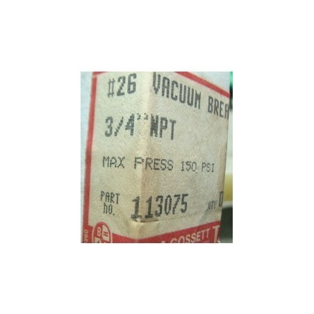 BELL & GOSSETT 3/4" NPT 113075