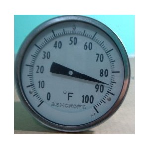 ASHCROFT 0-100 °F THERMOMETER K/1