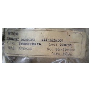 RAYMOND TRUST BEARING 444-326-000