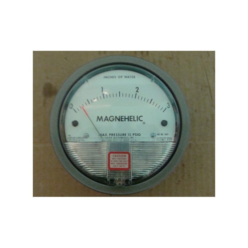 DWYER MAGNEHELIC PRESSURE GAUGE 15PSIG W24TEB DWYER MAGNEHELIC PRESSURE GAUGE 15PSIG W24TEB