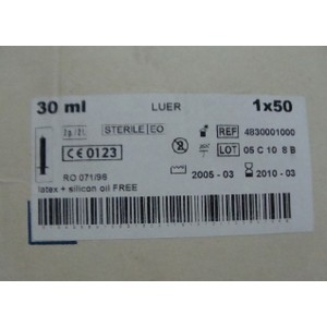 NORM-JECT 30ML STERILE LUER lot of 50