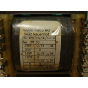 WYDER-TRELCO AG TRANSFORMER EM30/ME 48872B 50/60HZ