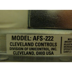 CLEVELAND CONTROLS AFS-222