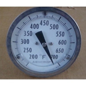 ASCHROFT THERMOMETER 200-700 °F