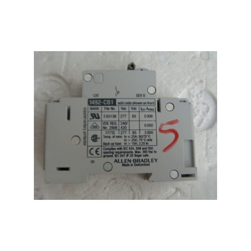 ALLEN BRADLEY CIRCUIT BREAKER 1492-CB1 H020