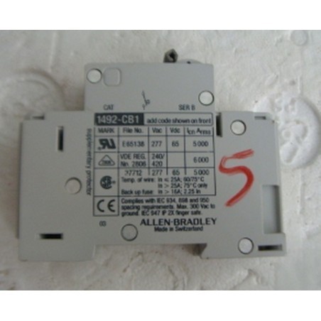 ALLEN BRADLEY CIRCUIT BREAKER 1492-CB1 H020