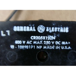 GENERAL ELECTRIC START/STOP BUTTON CR205X120N
