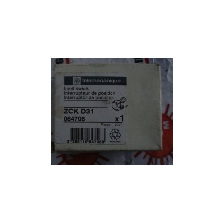 TELEMECANIQUE ZCK-D31 LMT SWITCH PLUNGER HEAD ZCKD