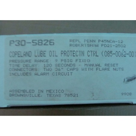 RANCO PRESSURE CONTROL P30-5826