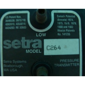 SETRA PRESSURE TRANSMITTER SENSOR C264