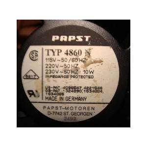 PAPST FAN TYP 4860N