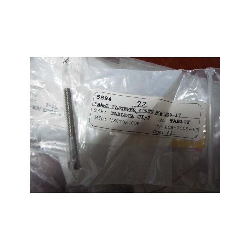 VECTOR FRAME FASTENER SCREW HCB-0009-17