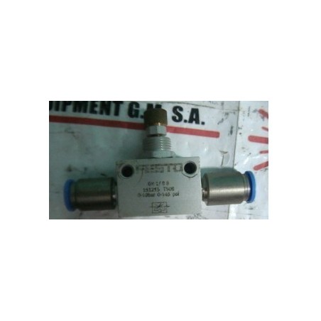 FESTO ELECTRIC 151215 INLINE FLOW CONTROL G1/8