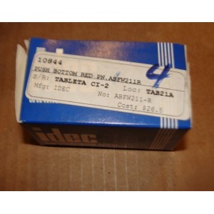 IDEC PUSH BUTTON ABFW211-R 