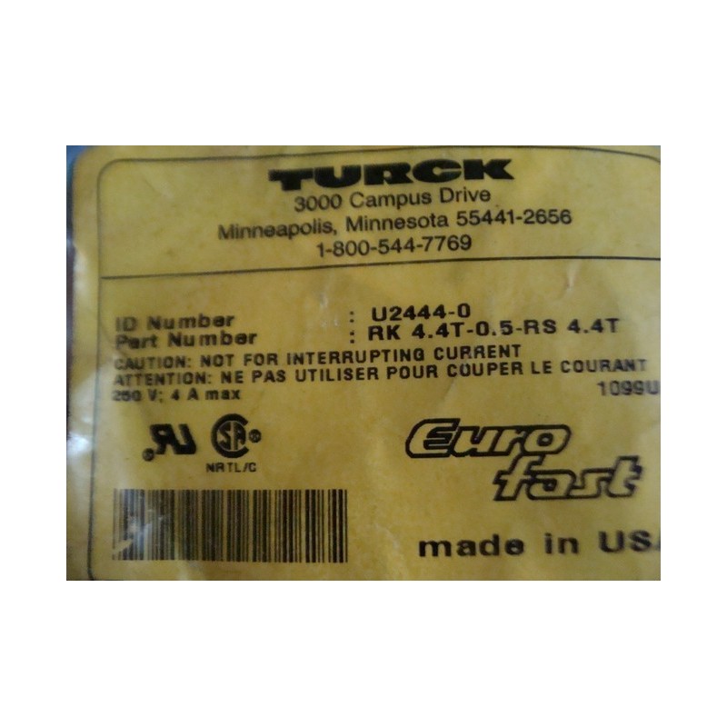 TURCK RK 4.4T-0.5-RS 4.4T